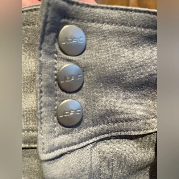 Jofit Shorts Gray and Purple Activewear Golf with Belt - size 00 - Picture 5 of 7